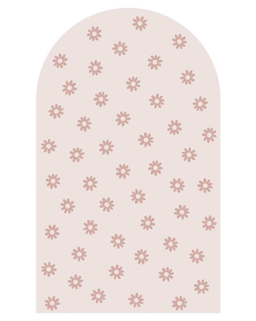 Pastelowelove, Seinätarra Kaari, Pink Vintage Daisies