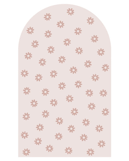 Pastelowelove, Seinätarra Kaari, Pink Vintage Daisies