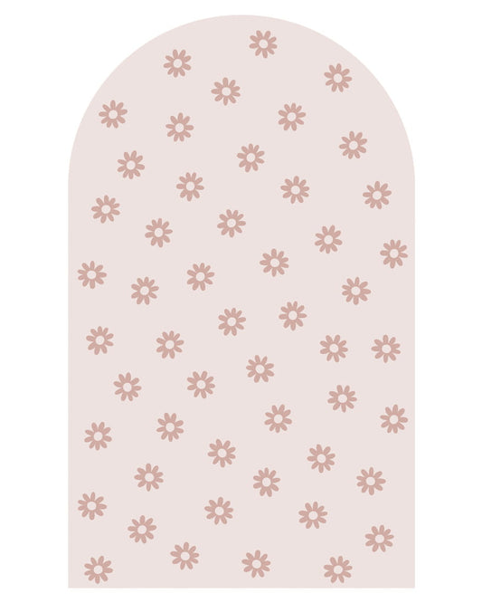 Pastelowe Love, Seinätarra Kaari, Pink Vintage Daisies