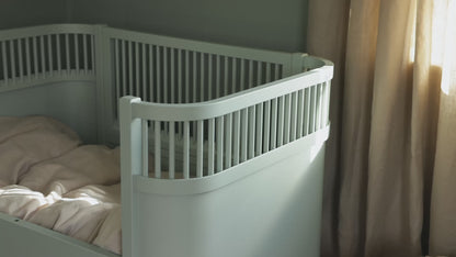Zebra, Cot&amp;Junior bed 2in1, Mist Green