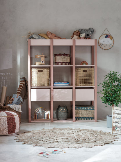 Wood Luck Design, Bookshelf, Tweens Pink