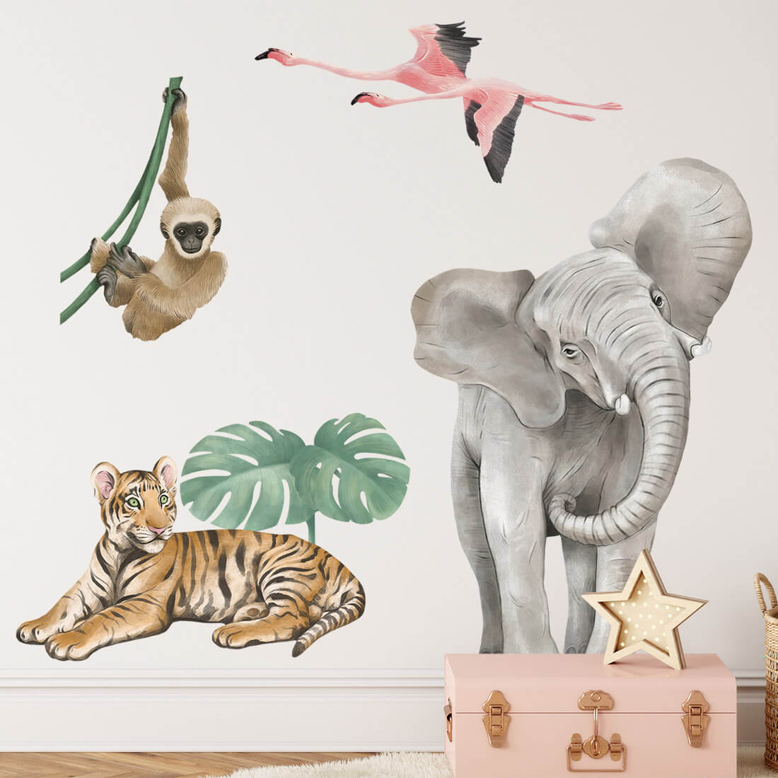 Pastelowe Love, Seinätarra Setti, Safari Animals 1