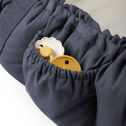 Zebra, 3-in-1 Baby Nest, Blue Olive