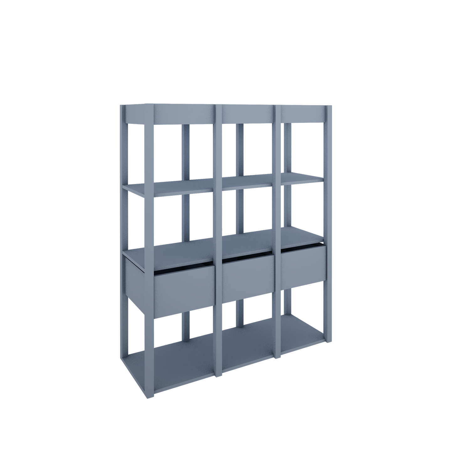 Wood Luck Design, Kirjahylly, Tweens Muted Blue