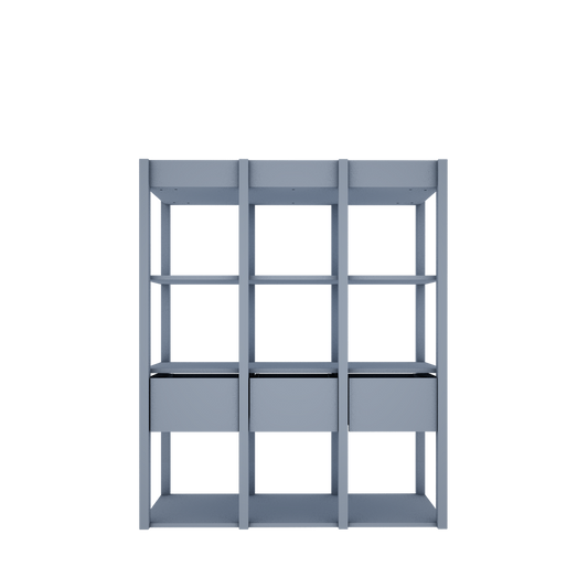 Wood Luck Design, Kirjahylly, Tweens Muted Blue