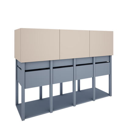 Wood Luck Design, Lipasto, Tweens Muted Blue