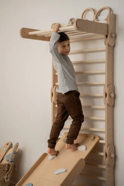 Climber, Climbing Set, Natural