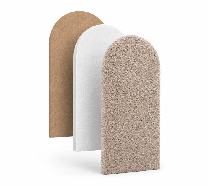 Monio, Seinäpaneeli 40X18cm, Boucle Cream