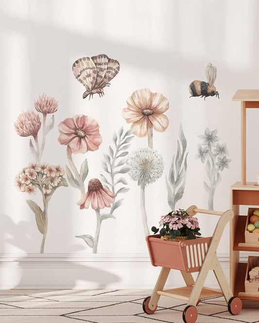 Pastelowelove, Seinätarra Setti, Wildflowers 1