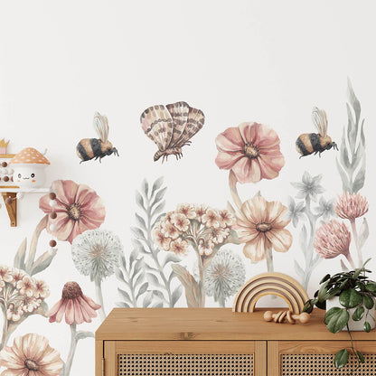 Pastelowe Love, Seinätarra Setti, Wildflowers 2