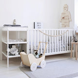 Woodies, Pinnasänky 2 IN 1 Classic Cot Bed 70x140 cm, White