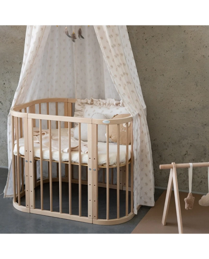 Waldin, Pinnasänky 7in1 + Patja, Natural Wood
