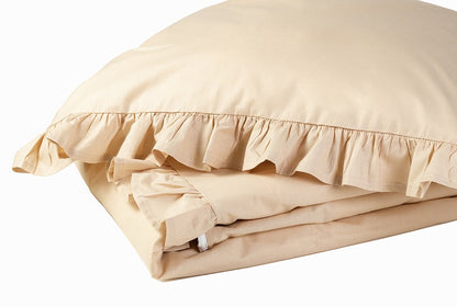 Fitted sheet set 100x135, Nude With Frill