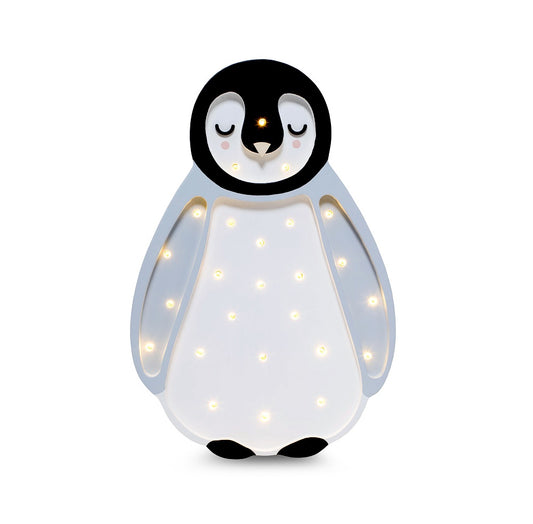 Little Lights Night light, Baby Penguin Light Grey