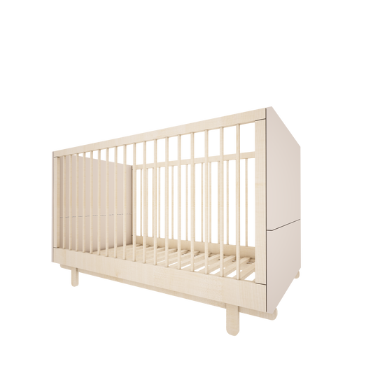 Wood Luck Design, Cot &amp; Junior bed 2 IN 1, 70x140 cm, Basic Cashmere