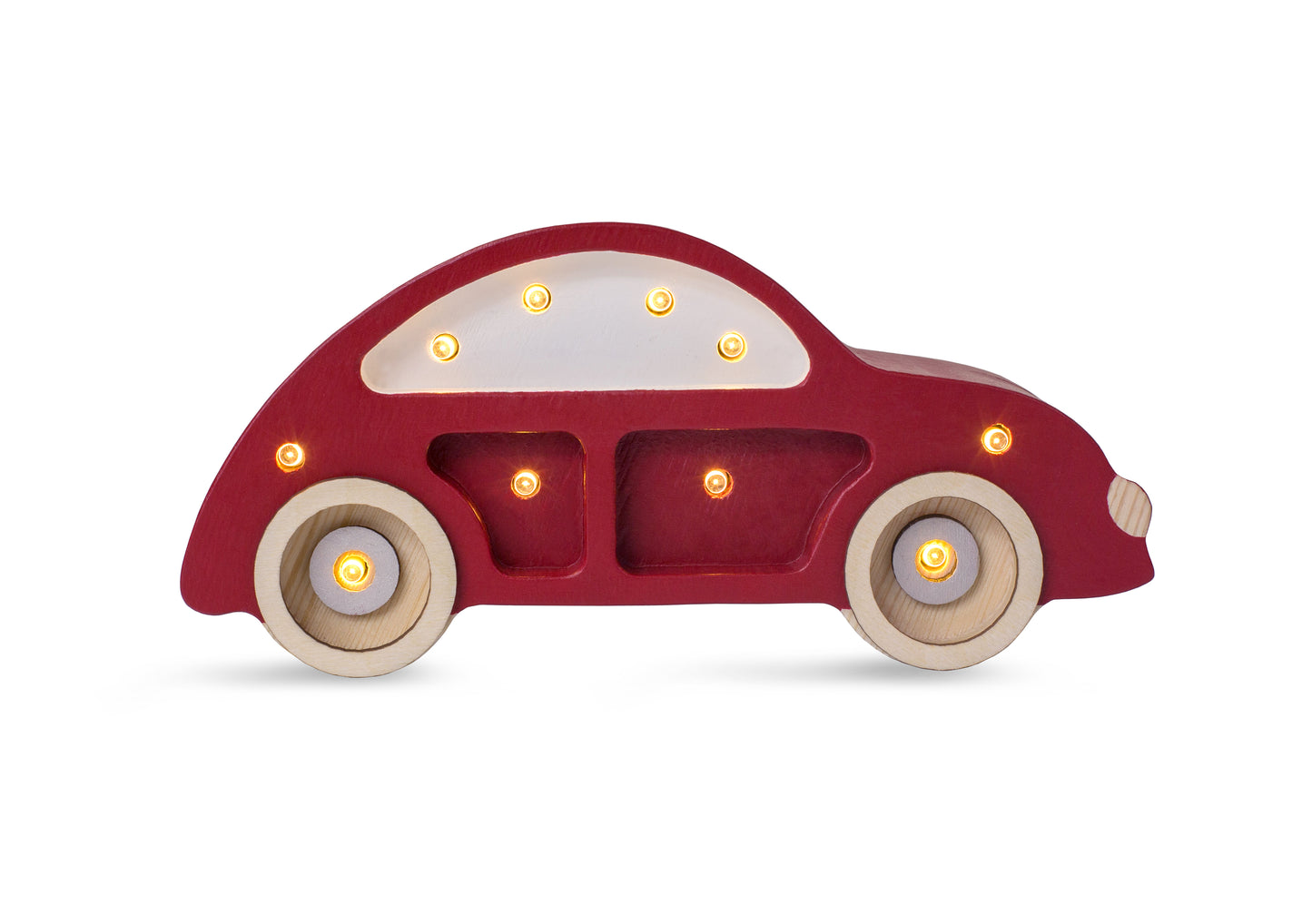 Little Lights, Yövalo MINI Beetle Car, 4 Väriä