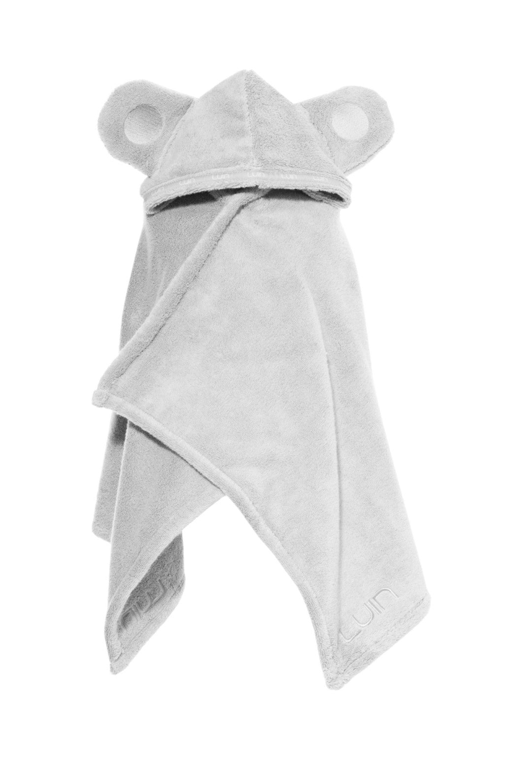 Luin Living Baby towel 0-5 years, Pearl Grey