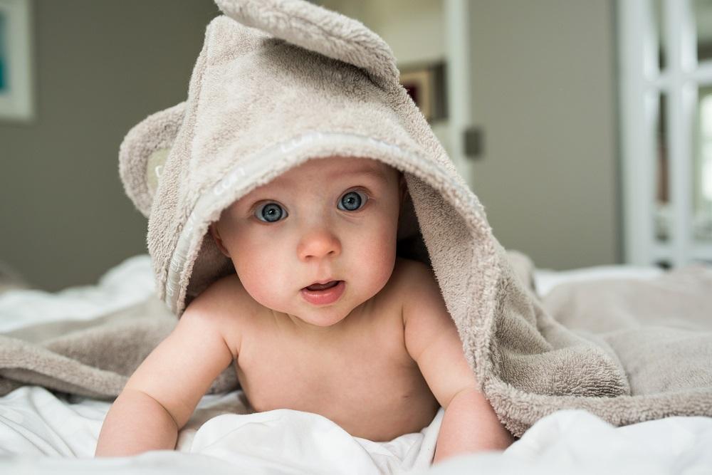 Luin Living Baby towel 0-5 years, Sand