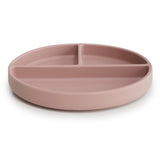 Mushie Silikonilautanen Imukupilla, Blush