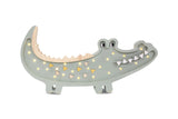 Little Lights Yövalo Crocodile, Pastel Khaki