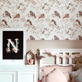 Birds White-Gray, Tapetti
