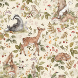 Cute Forest Animals Light, Tapetti