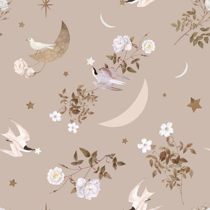 Birds In The Night Sky, Wallpaper