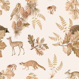 Autumn Forest With Animals, Tapetti