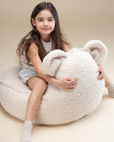 Wigiwama Säkkituoli, Cream White Bear