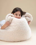 Wigiwama Säkkituoli, Cream White Bear