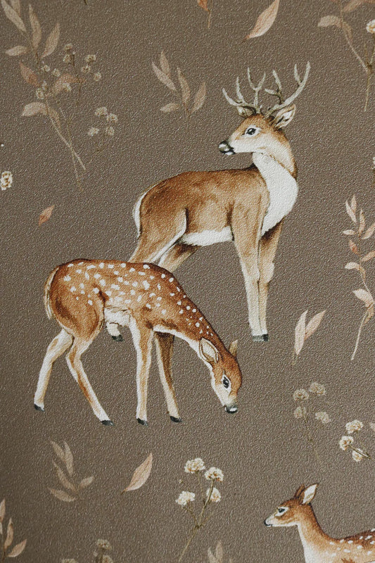 Matuu Deer Dark Beige, Wallpaper