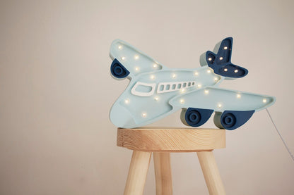 Little Lights Night Light, Airplane Blue