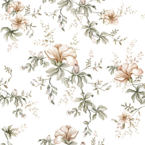 Flowers Of Wilderness White, Tapetti