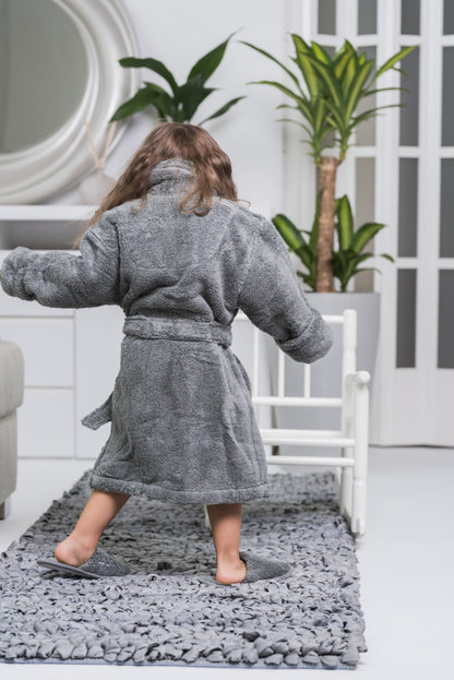 Luin Living Bathrobe for the Whole Family, 8 different sizes, Granite