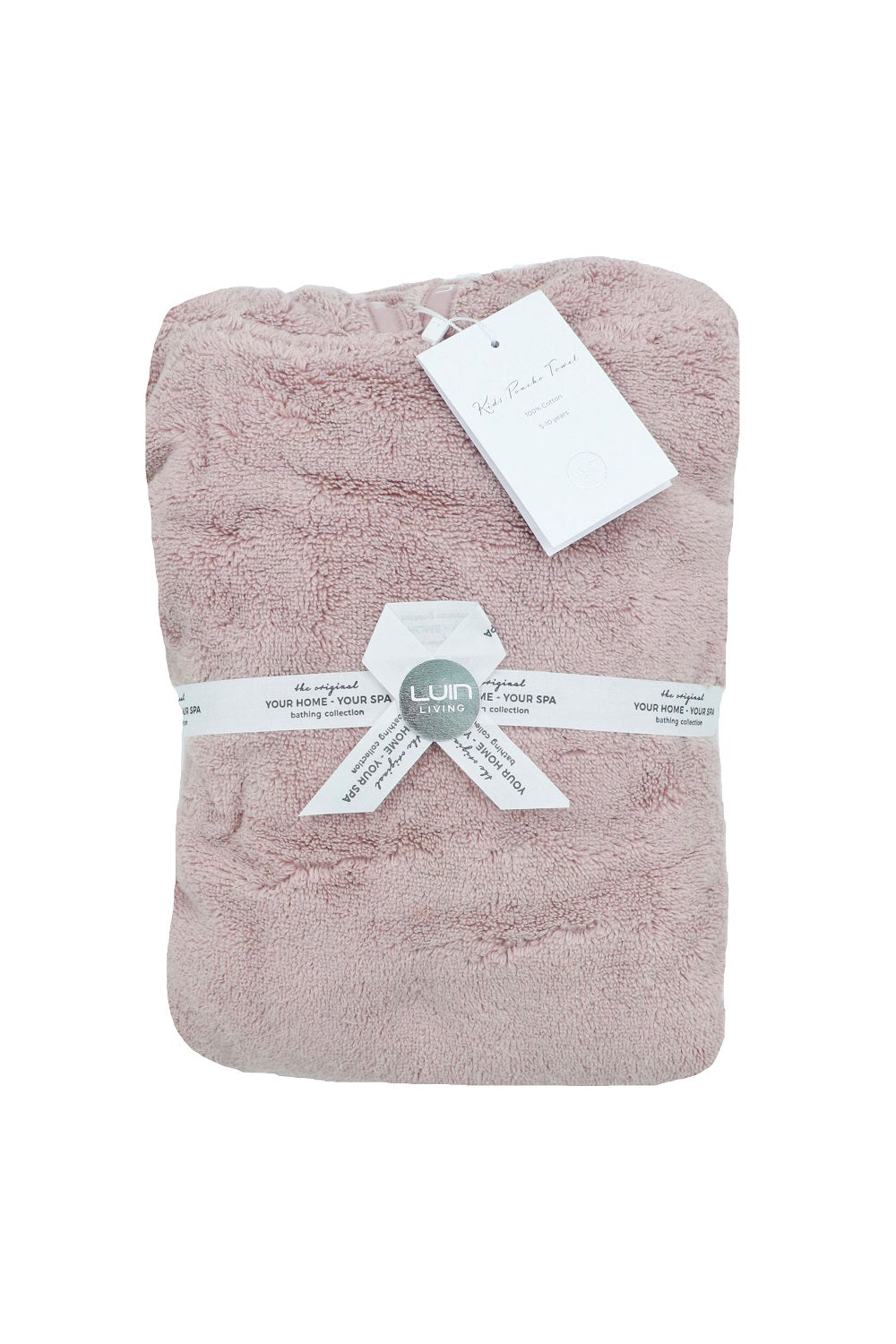 Luin Living Poncho towel, 4 different sizes, Dusty Rose