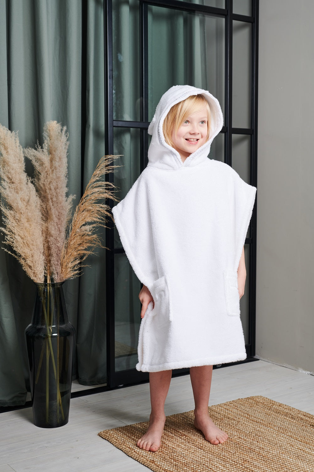 Luin Living Poncho towel, 4 different sizes, Snow