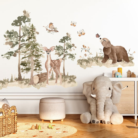 Seinätarra Setti 140x200 cm, Forest Stories 2