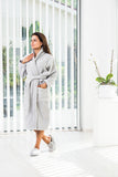 Luin Living Kylpytakki Koko Perheelle, 8 eri kokoa, Pearl Grey