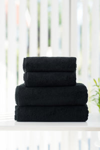 Luin Living Pyyhkeet, Black, 4 eri kokoa, alk.