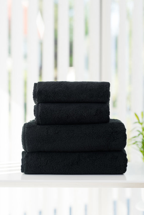 Luin Living Pyyhkeet, Black, 4 eri kokoa, alk.