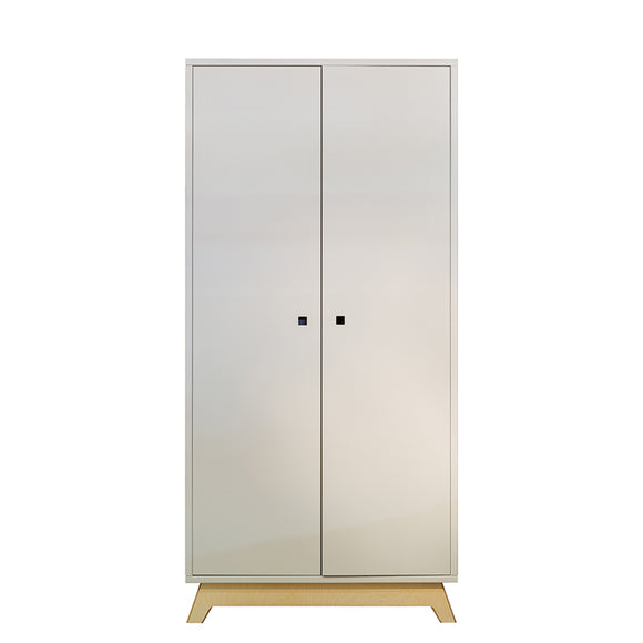 Mathy By Bols Vaatekaappi, Pearl Grey&Wood