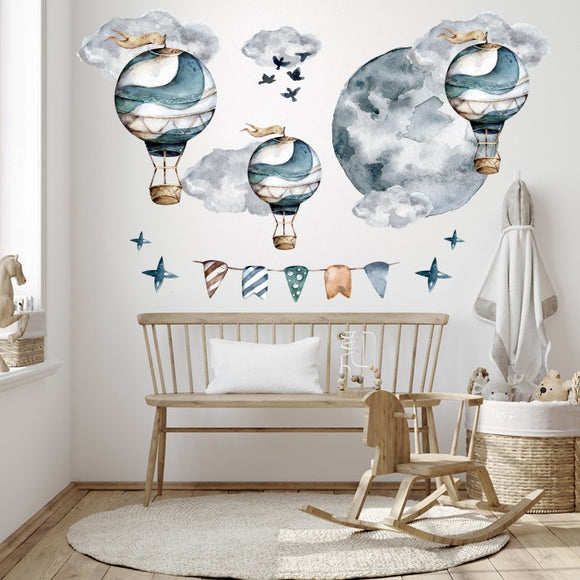 Seinätarra 100x100 cm, Balloon
