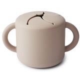 Mushie Silikoninen Snack Cup, Shifting Sand