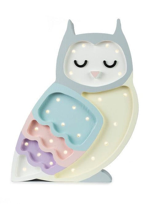 Little Lights Night Light, Owl Rainbow