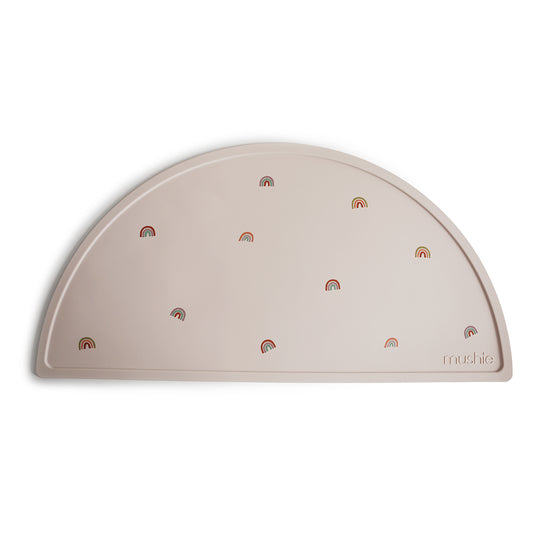 Mushie Silikoni Ruokailualusta, Rainbows