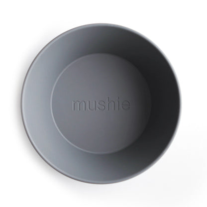Mushie Bowl 2pcs, Round Smoke