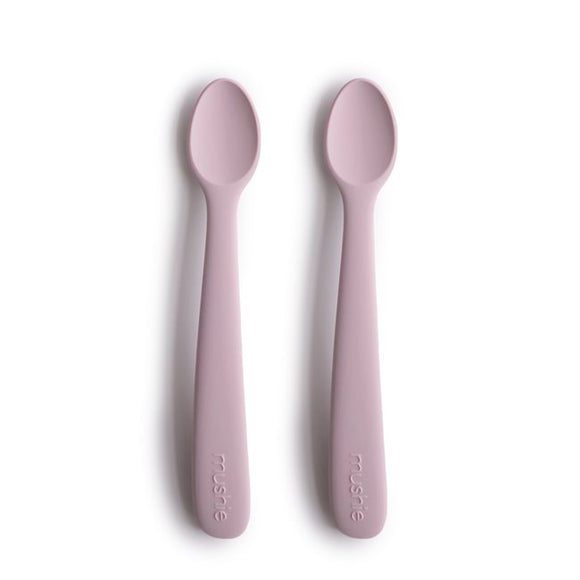 Mushie Silikoni Lusikkasetti 2kpl, Soft Lilac