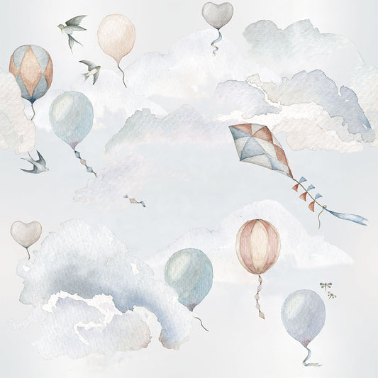 Balloons Fairytale, Wallpaper