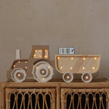 Little Lights Yövalo Tractor, Coffee Cream