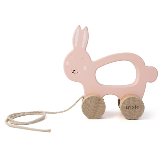Trixie Baby Pull Toy, Mrs. Rabbits